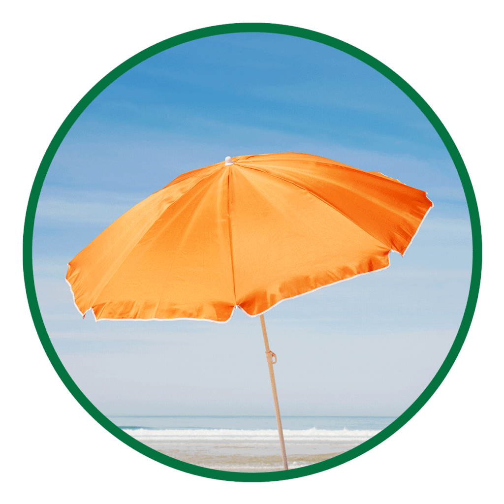 Umbrella at the beach